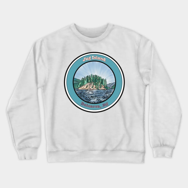 Jug island, BC Crewneck Sweatshirt by asiddesign